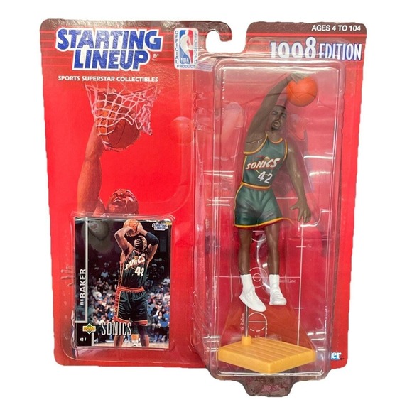 Kenner Other - Vin Baker Starting Lineup 1998 Edition Figure Seattle Sonics